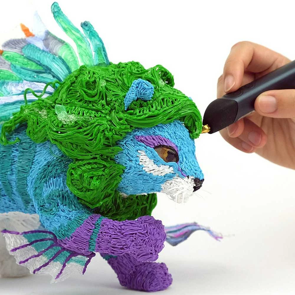 3Doodler for Create ir PRO | PLA | 3 mm | 25 vnt. Robo Sidabrinis