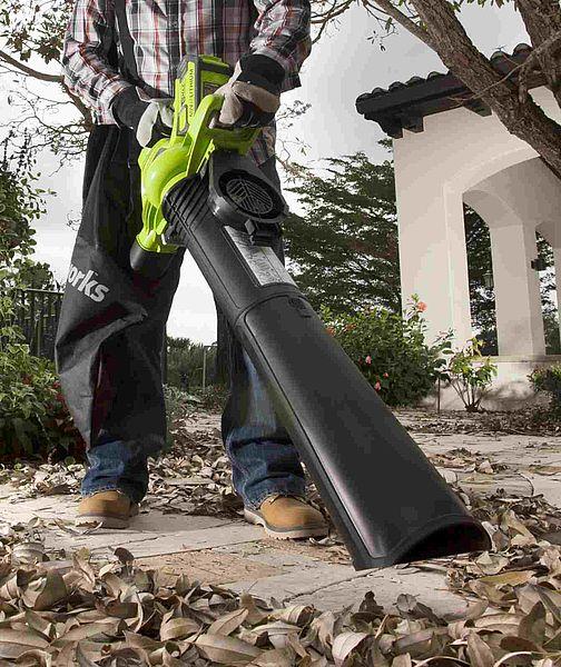 Greenworks GD40BV Lapų pūstuvas / siurblys 40V, be akumuliatoriaus ir kroviklio