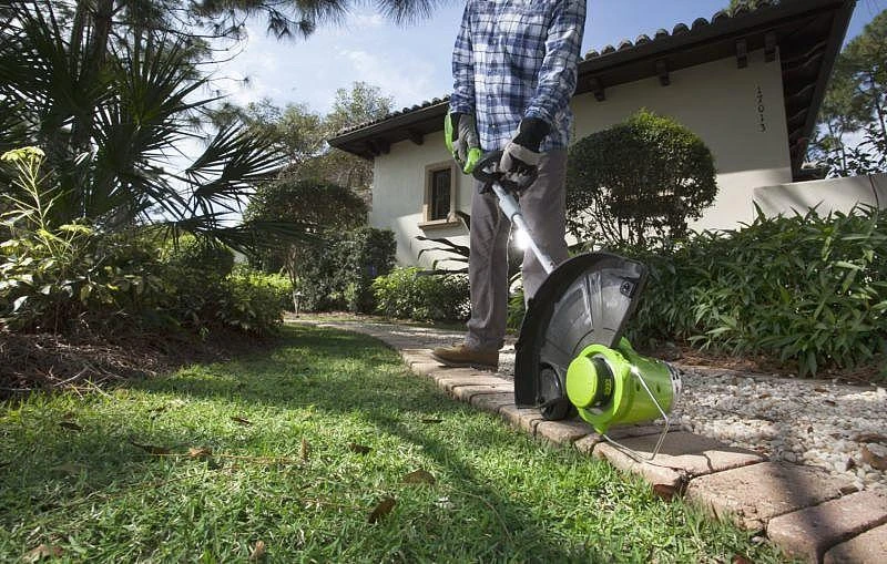 Akumuliatorinė žoliapjovė Greenworks G40LT, 40V, be akumuliatoriaus ir kroviklio