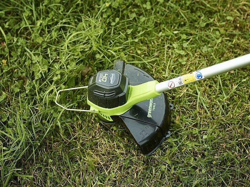 Akumuliatorinė žoliapjovė Greenworks G40LT, 40V, be akumuliatoriaus ir kroviklio