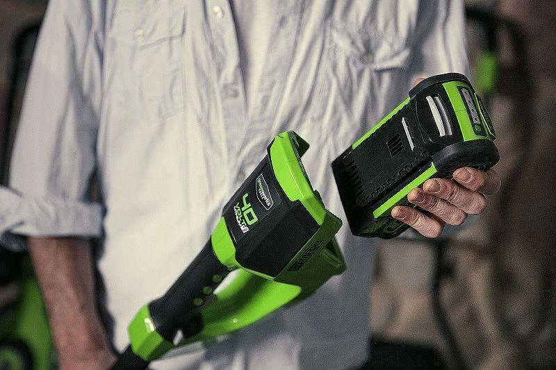 Akumuliatorinė žoliapjovė Greenworks G40LT, 40V, be akumuliatoriaus ir kroviklio