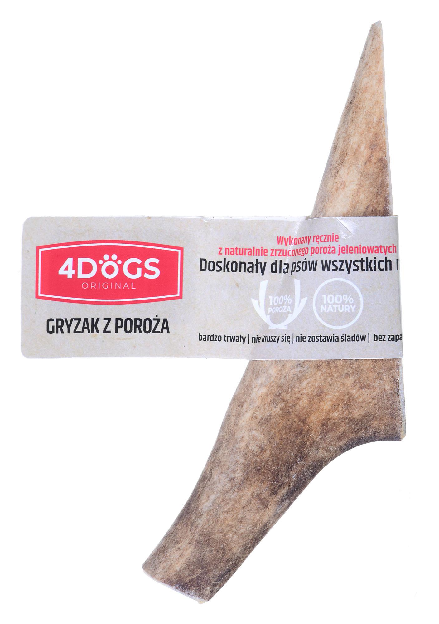 4DOGS S HARD su poroża jelenia 10cm