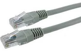 4WORLD 06559 4World Patchcord RJ45, be kliūčių, kat. 5e UTP, 0,5m, pilka