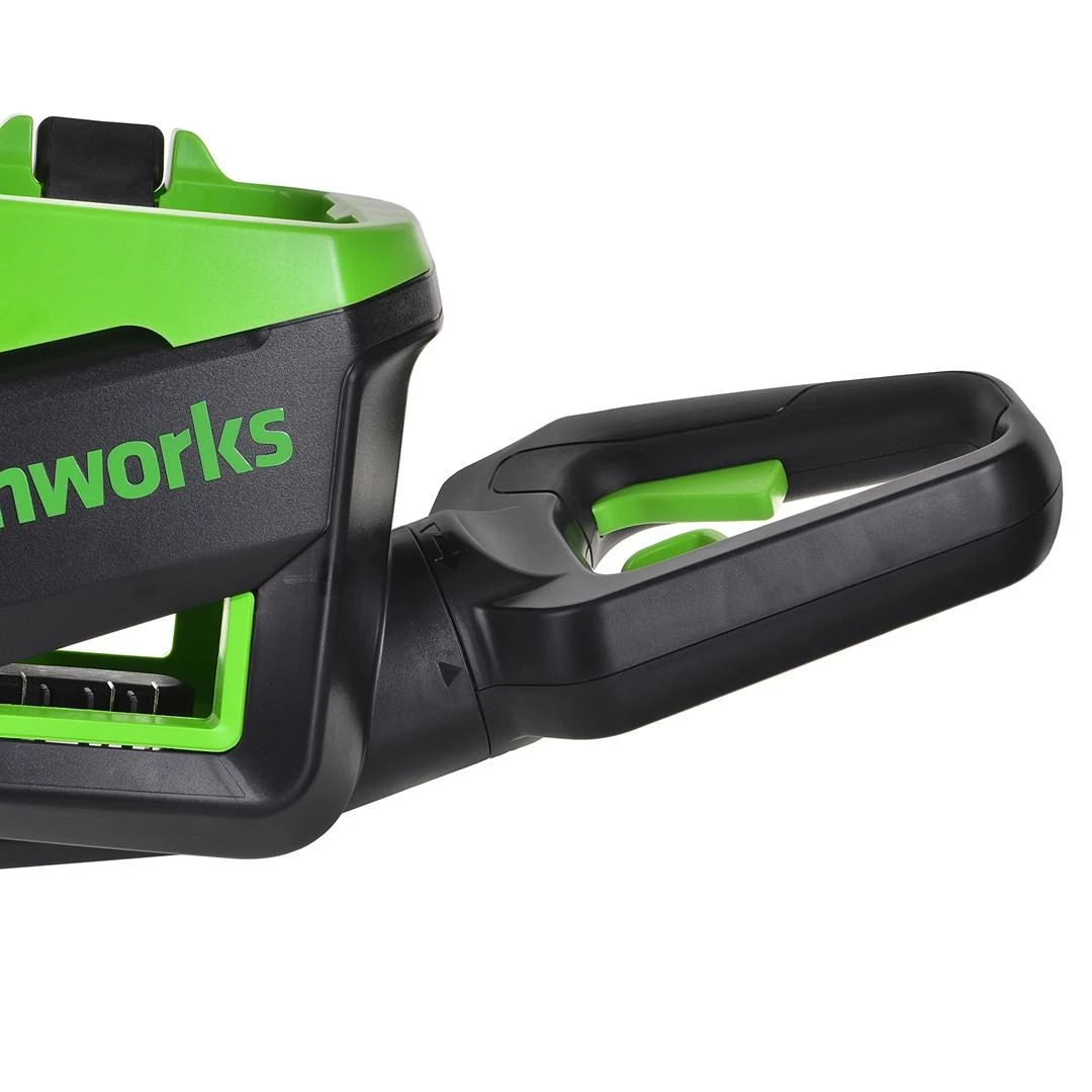 Gyvatvorių žirklės Greenworks GD60HT66; 60 V; 66 cm ilgio (be akumuliatoriaus ir pakrovėjo)