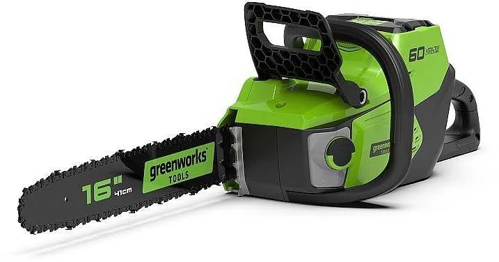 Grandininis pjūklas Greenworks GD60CS40; 60 V; 40 cm juosta (be akumuliatoriaus ir pakrovėjo)