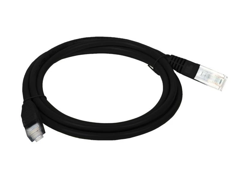 A-LAN KKU5CZA0.5 tinklo kabelis, juodas, 0.5 m, Cat5e U/UTP (UTP)
