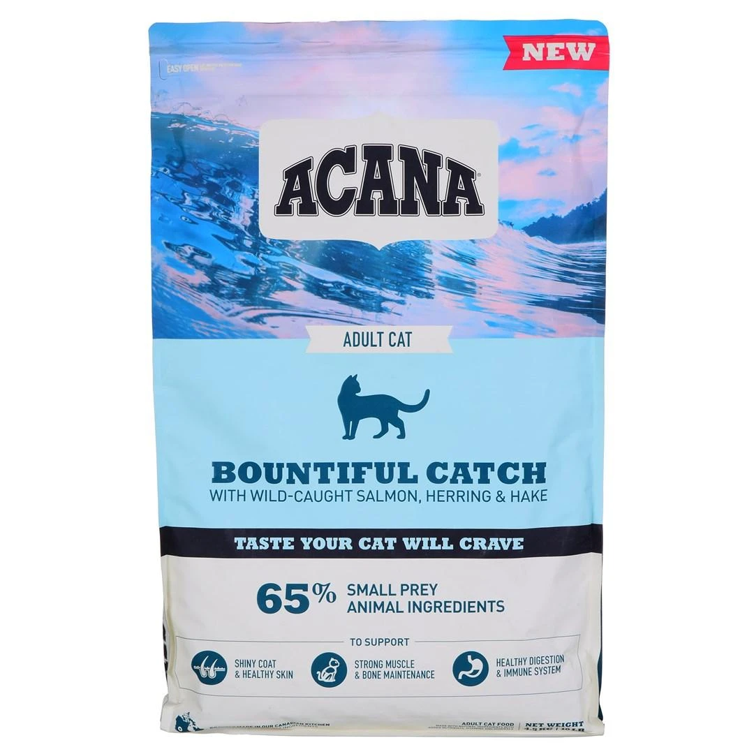 ACANA Bountiful Catch Cat sausas maistas katėms 4,5kg