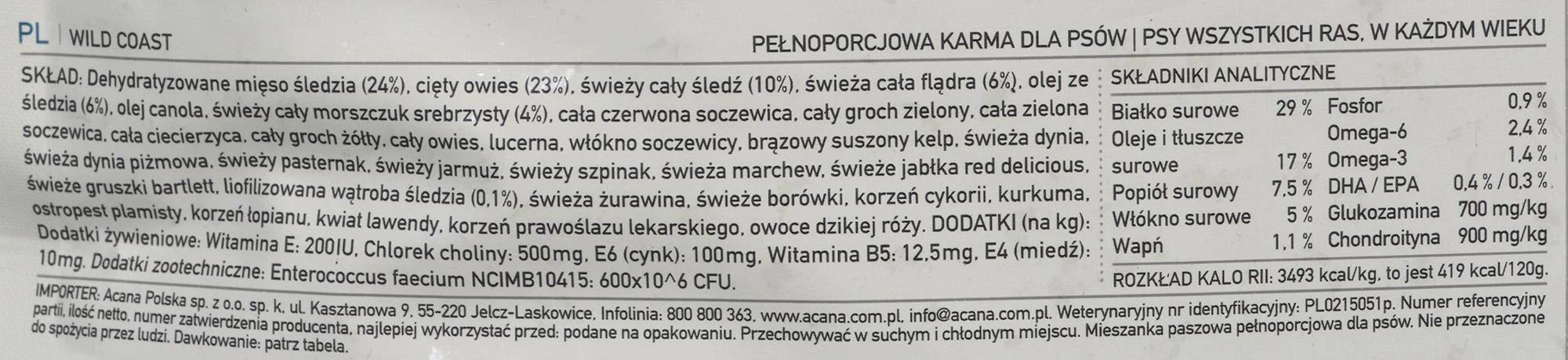 Šunų maistas - ACANA Classics Wild Coast 14,5kg