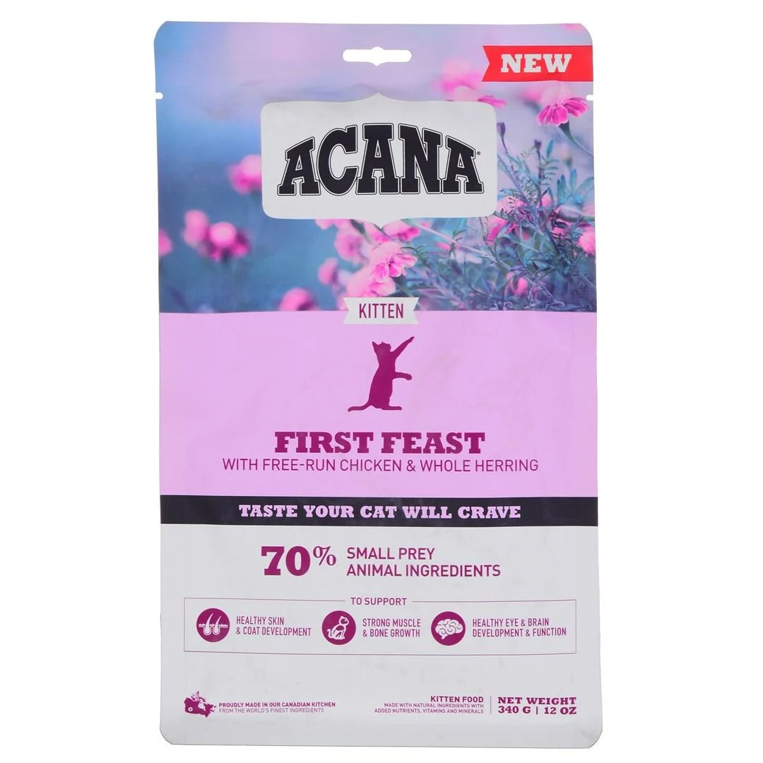 Acana First Feast Cat sausas maistas kačiukams, 340g