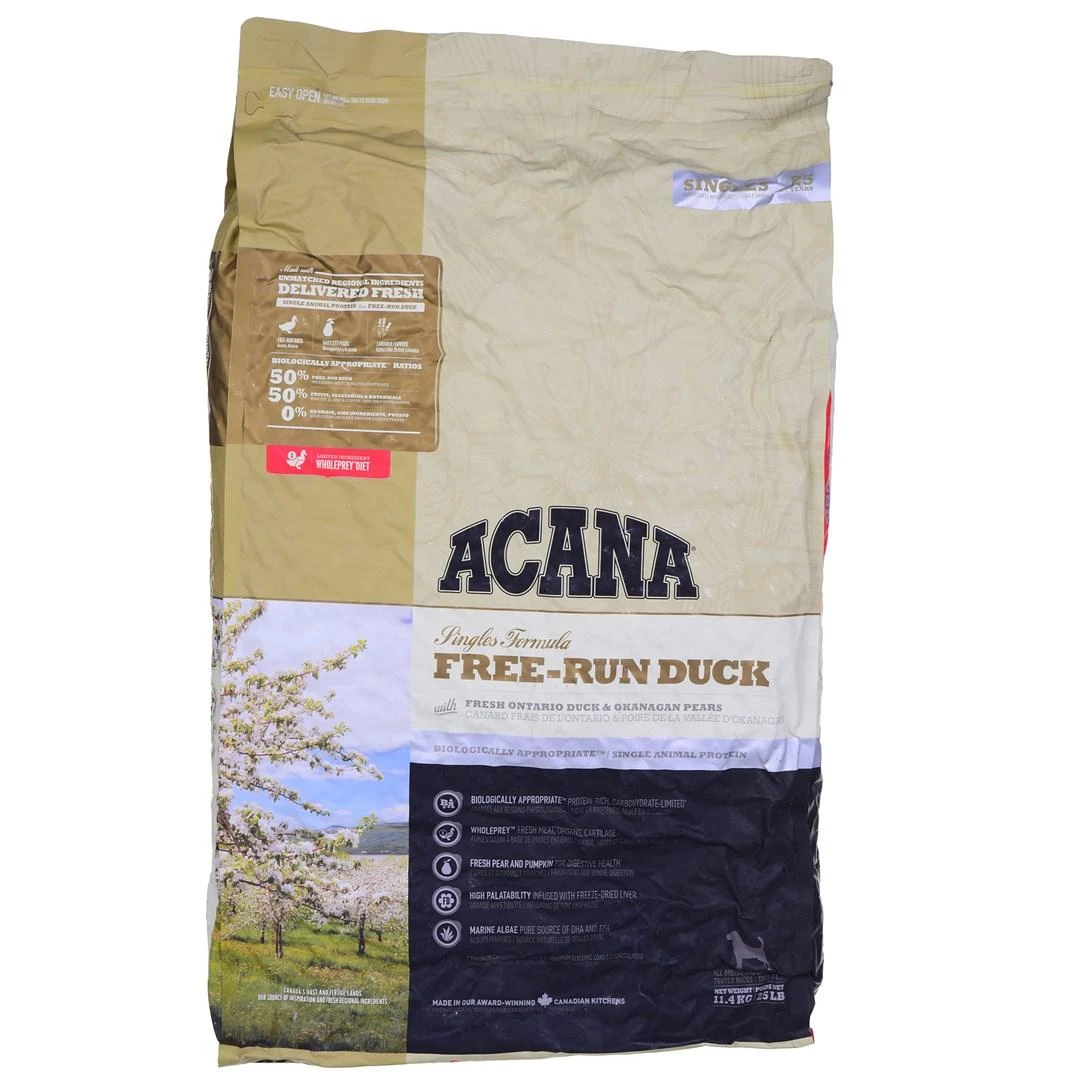 Acana Free-Run antiena sausas maistas su antiena šunims 11,4kg