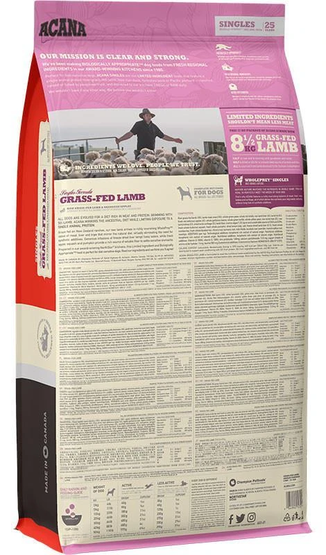 ACANA Dog Grass-Fed Lamb 17kg