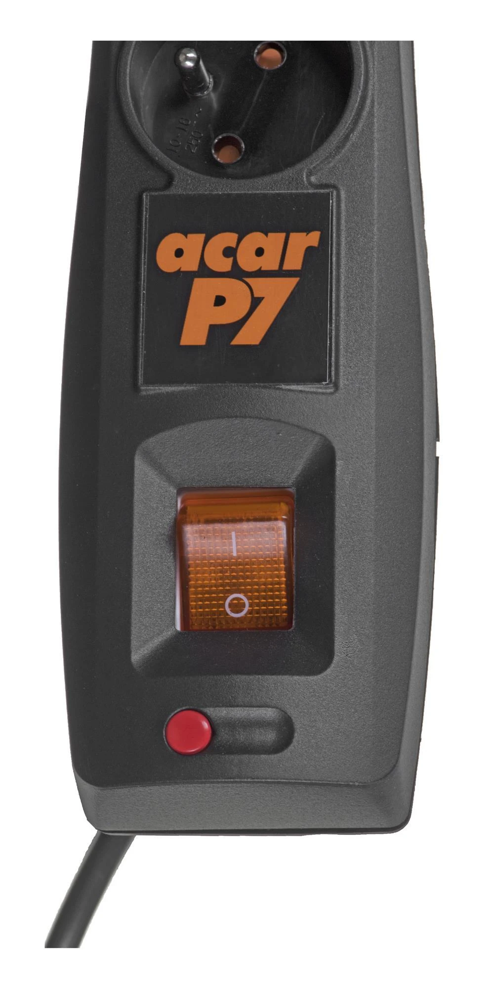 Hsk Data Acar Maitinimo juosta Acar P7 viršįtampių apsauga, 7 lizdai, 5 m, juoda (W0116)
