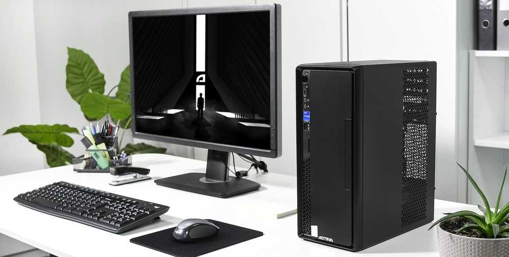 Stacionarus kompiuteris Actina 5901443334361 PC i3-12100 Mini Tower Intel® Core™ i3 8 GB DDR4-SDRAM 512 GB SSD Windows 11 Home Juodas