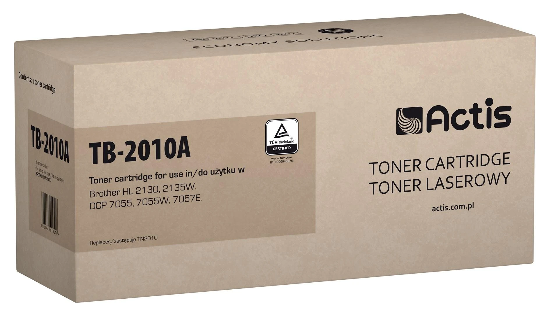 Tonerio Kasetė - Actis TB-2010A, Juoda