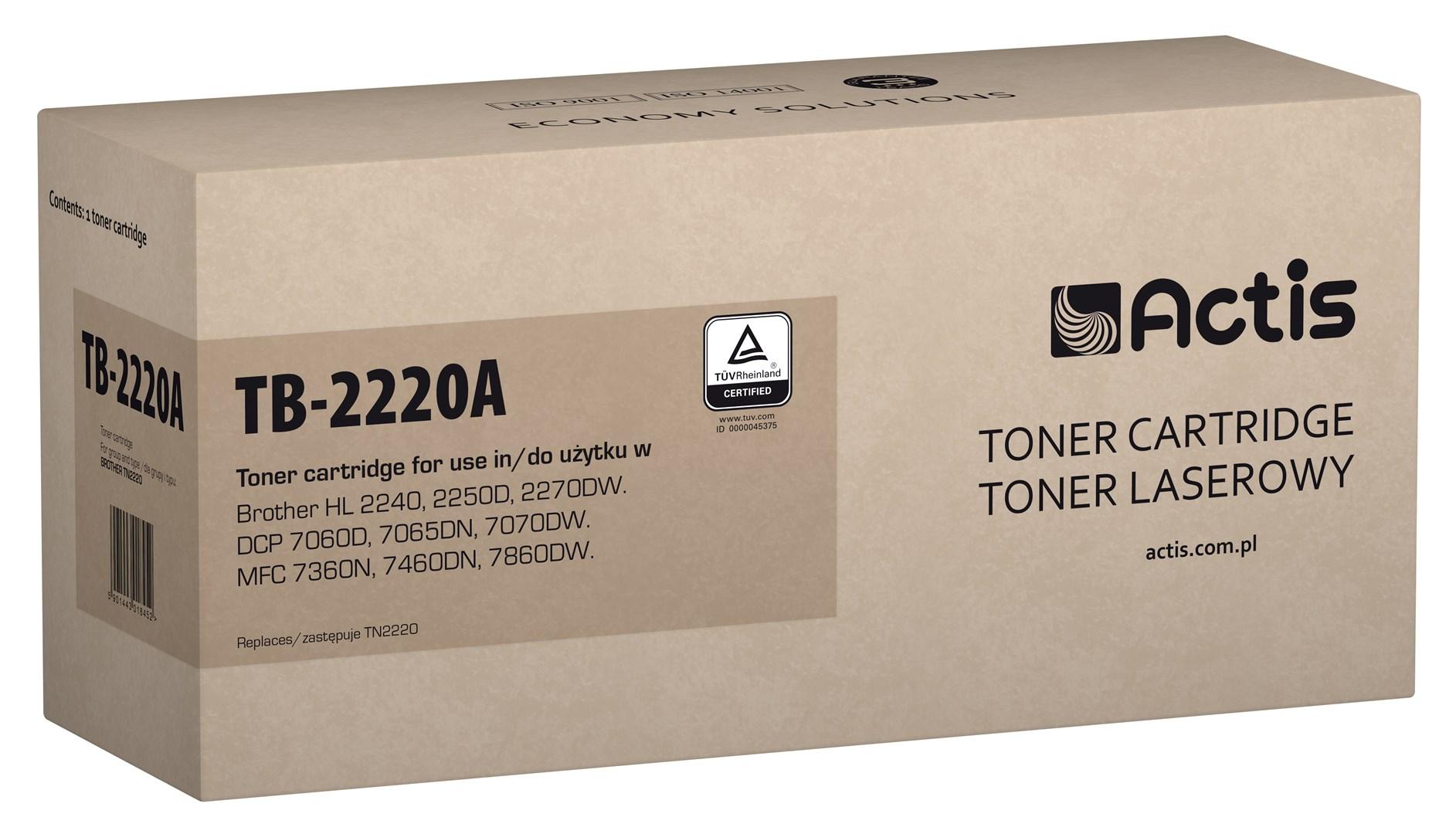 Tonerio Kasetė - Actis TB-2220A, Juoda