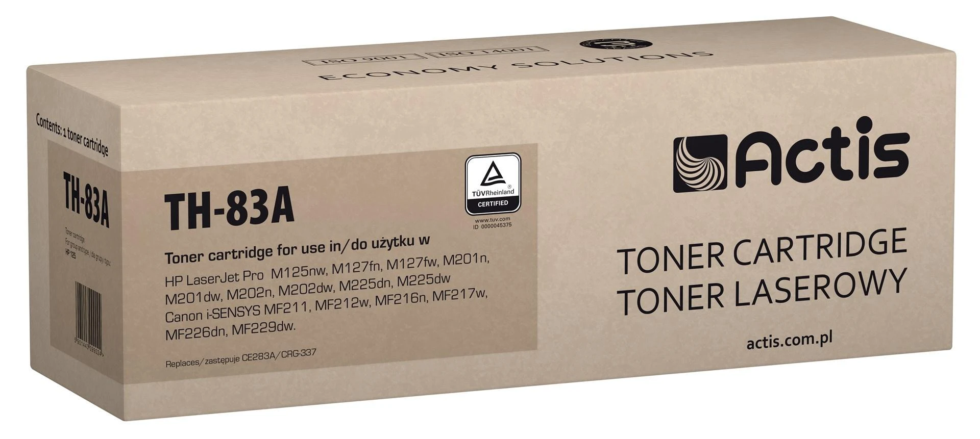 Neoriginalus toneris, tinkantis HP CF283