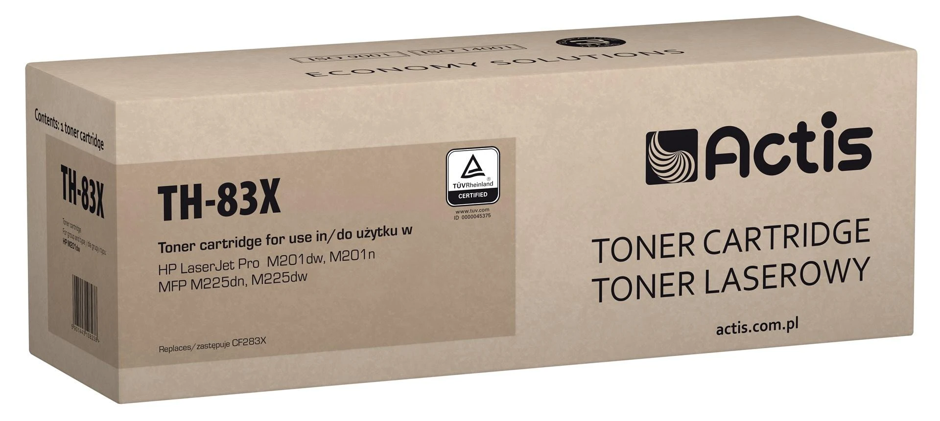 Tonerio Kasetė - Actis TH-83X Standartinė Išeiga 2200 Puslapių Juoda