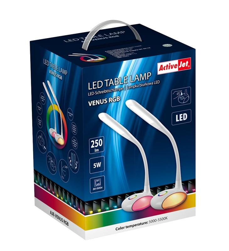 Šviesus stalinis LED „Activejet“ (RGB – daugiaspalvis)