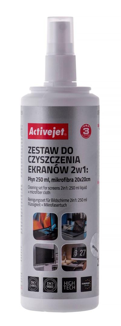 Ekrano Valiklis - Activejet 2in1 250 ml/20x20 cm