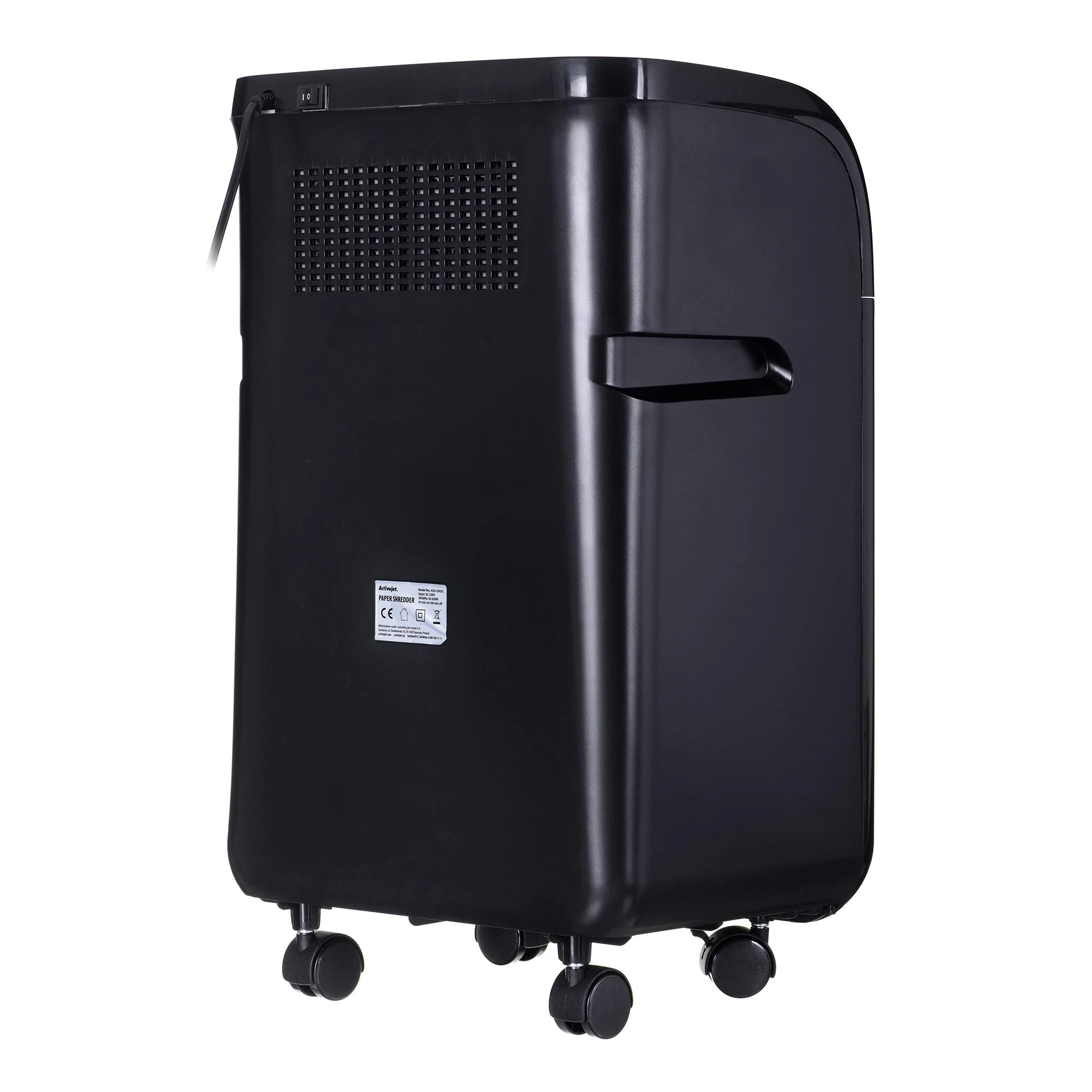 Activejet ASH-2502C popieriaus smulkintuvas Kryžminis smulkinimas 60 dB