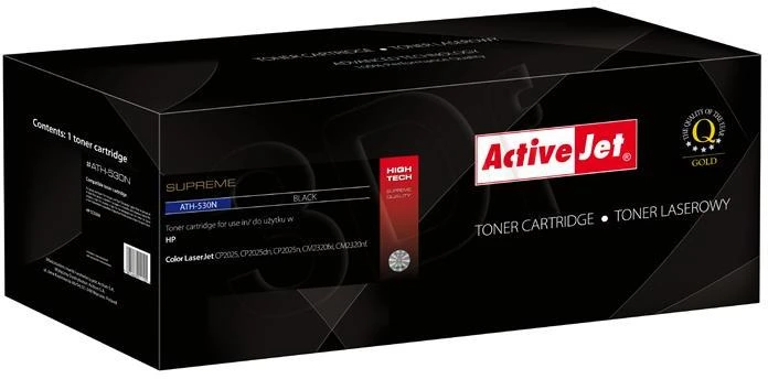Toneris ActiveJet ATH-530N | juodas | 3500 psl. | HP CC530A (304A), „Canon CRG-“