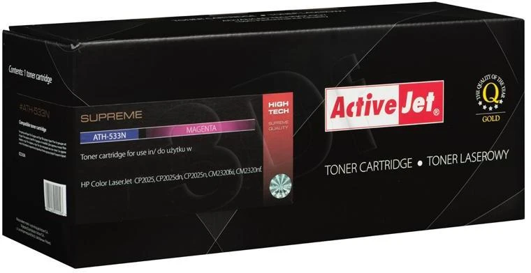 Toneris ActiveJet ATH-533N | Magenta | 2800 psl. | HP CC533A (304A), Canon CR