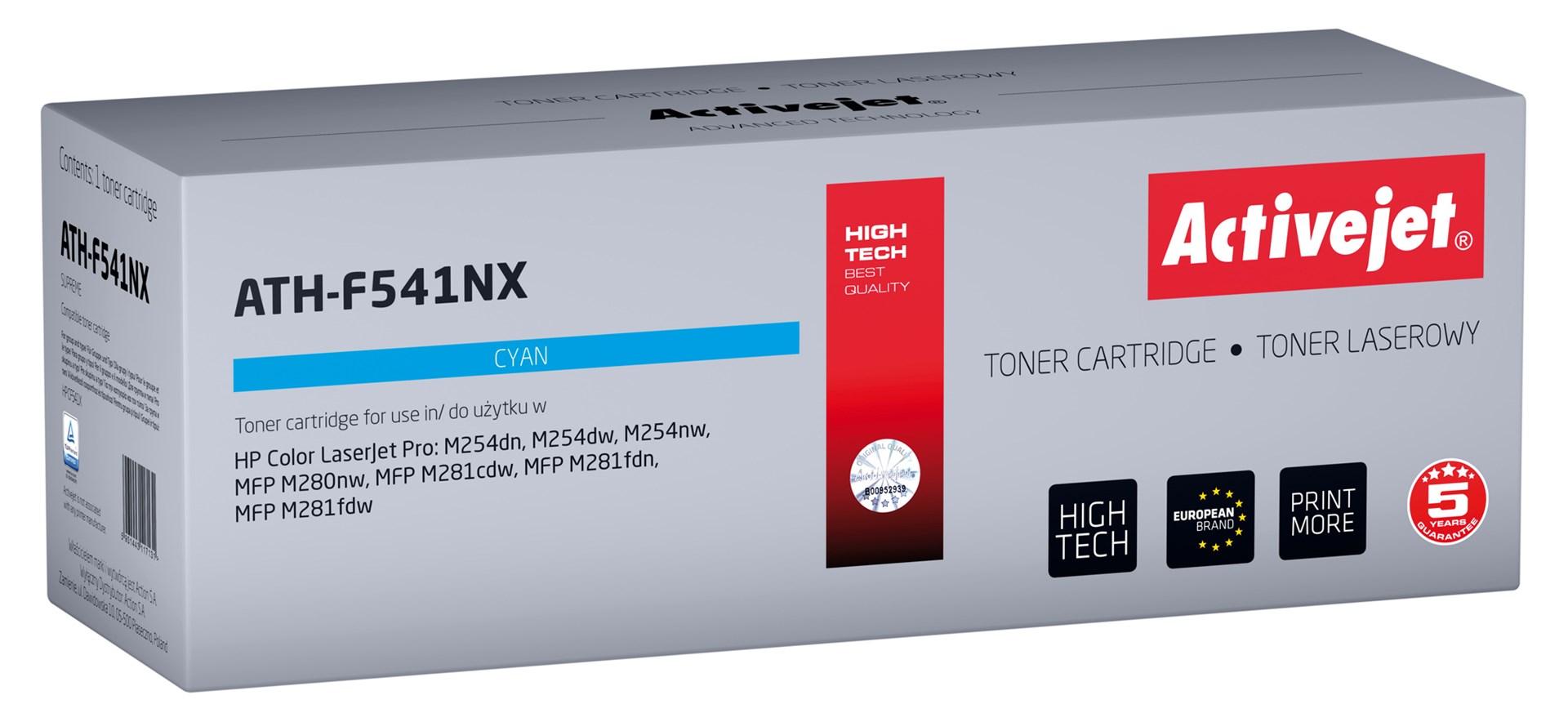 Tonerio Kasetė - Activejet ATH-F541NX Didelio Pajėgumo 2500 Puslapių Mėlyna