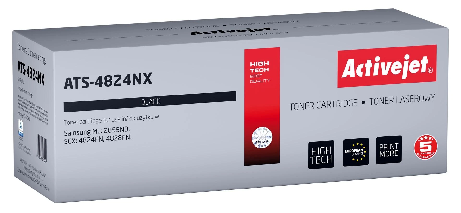 Toneris - Activejet ATS-4824NX suderinamas su Samsung MLT-D2092L, 5000 puslapių, juodas