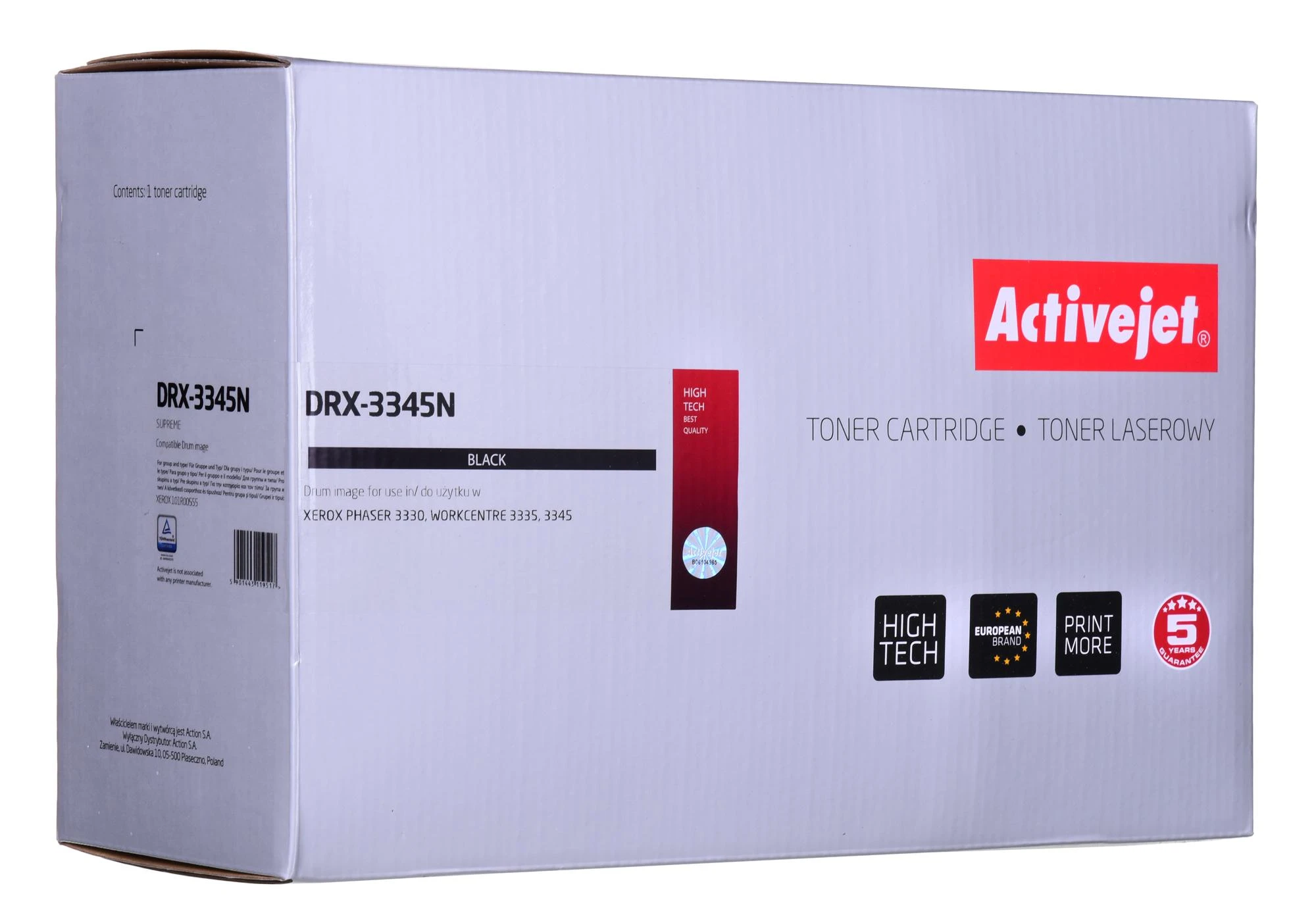 Spausdintuvo Būgnas - Activejet DRX-3345N, Juoda