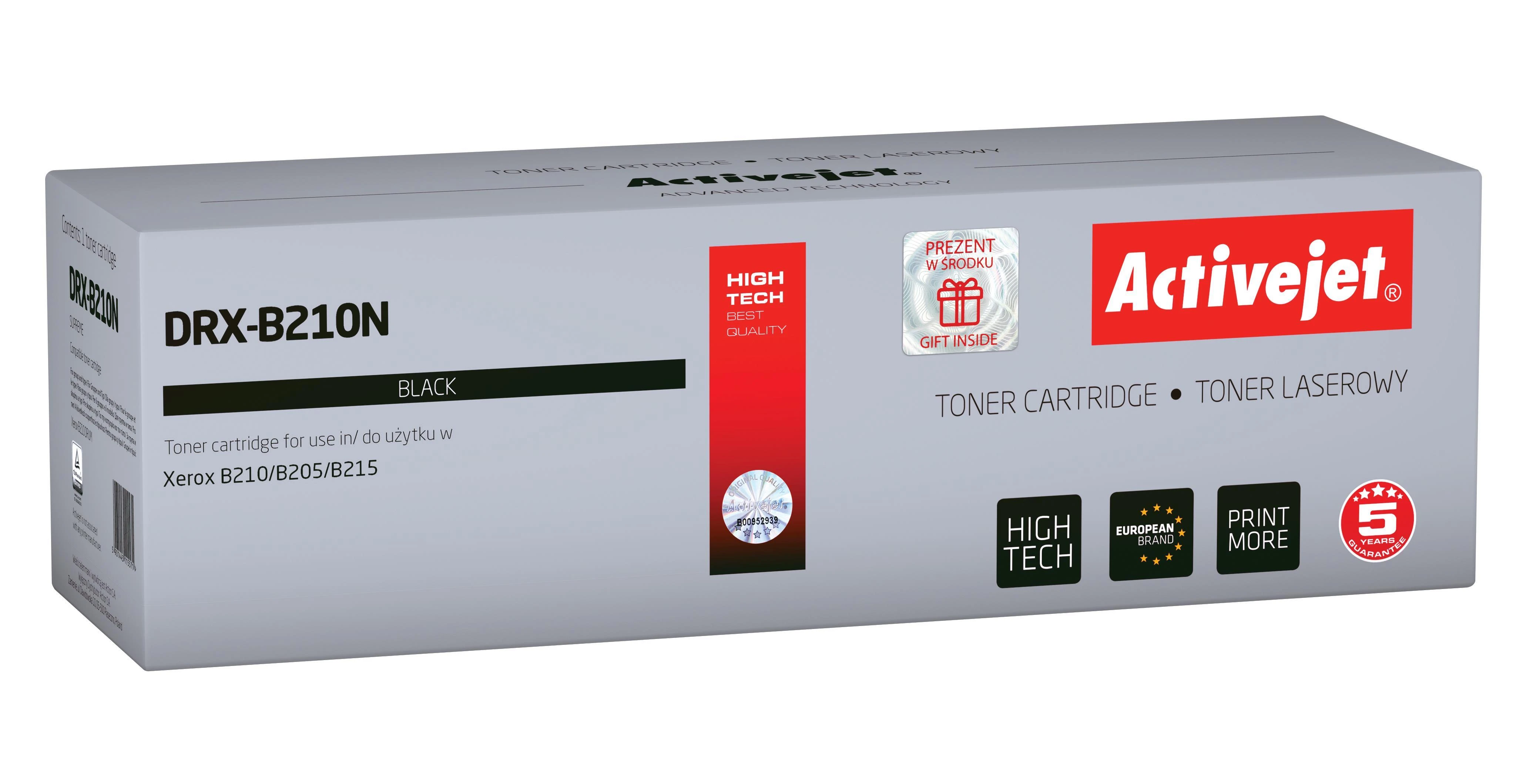 Activejet DRX-B210N drum (replacement for Xerox 101R00664; Supreme; 40000 pages; juodas)