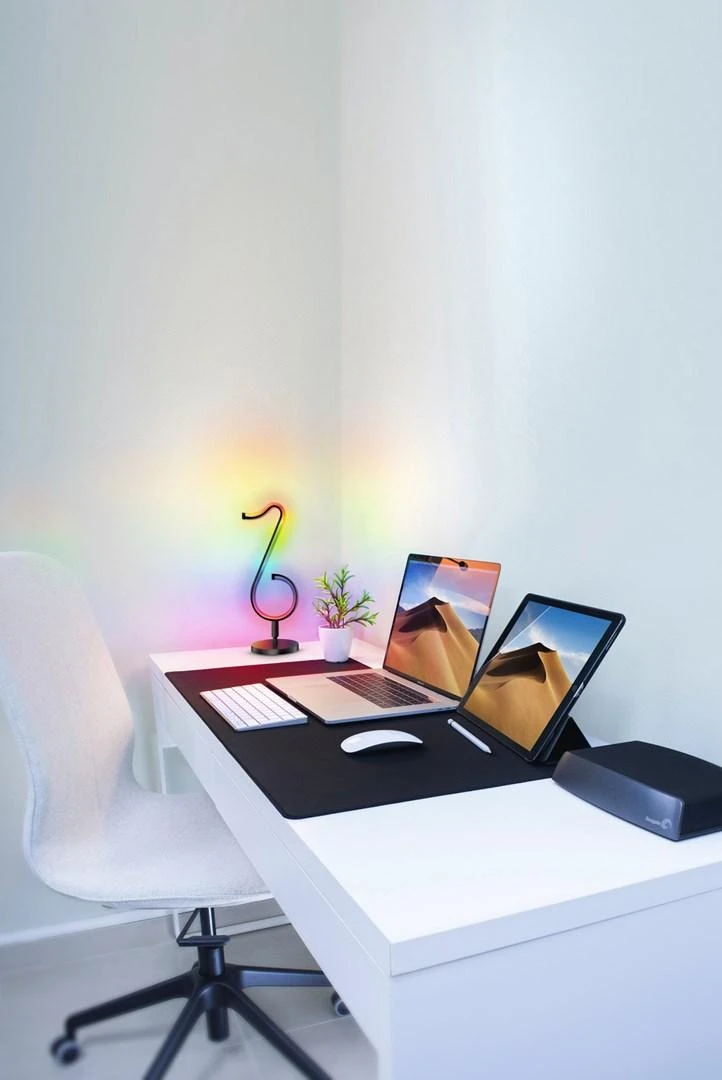 Activejet MELODY RGB LED muzikos dekoravimo lempa su nuotolinio valdymo pulteliu ir programėle, Bluetooth