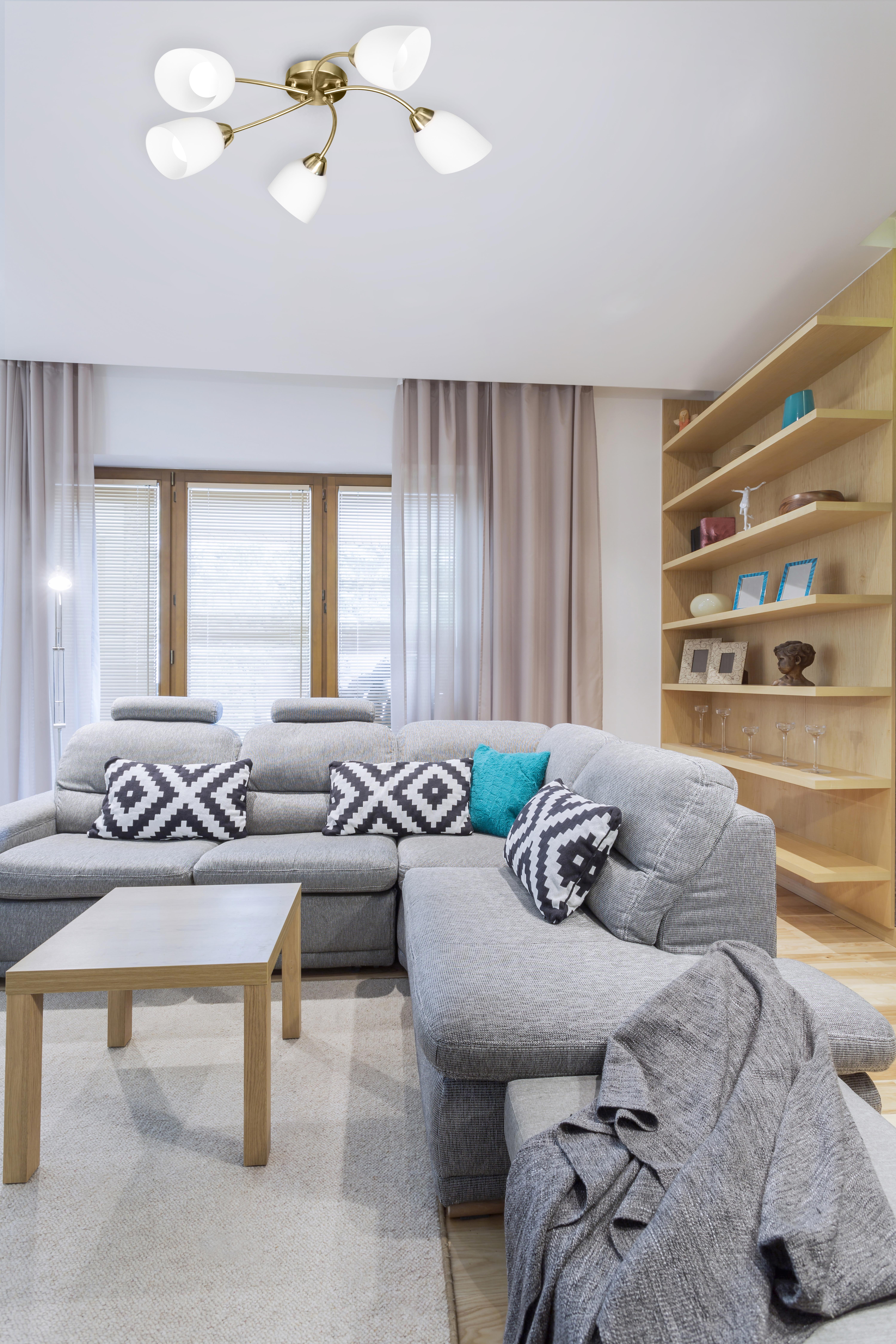 Lamp Klasikinis liustra pakabinamas lubinis šviestuvas Activejet BENITA Patina 5xE27 svetainei