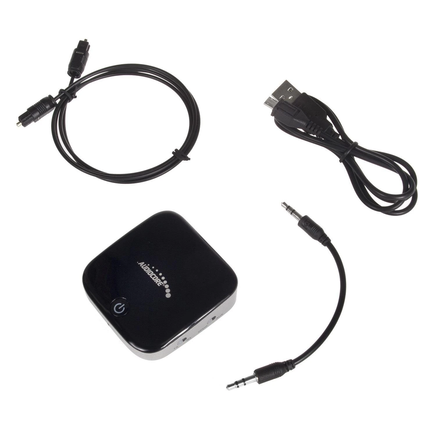 Audiocore Odbiornik Bluetooth 5.0 AUX Baseus Qiyin (juodas)