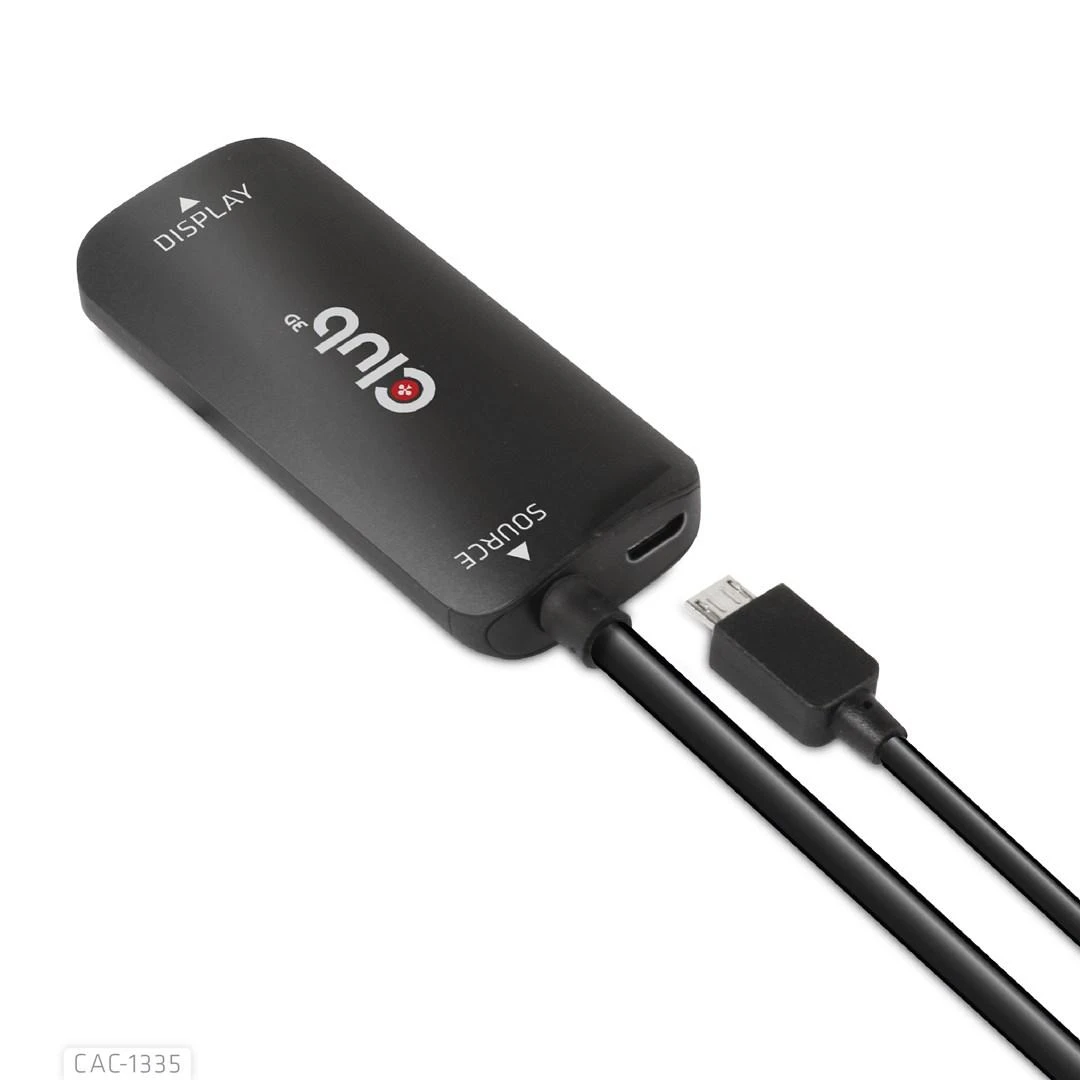 Club 3D aktyvus adapteris su Micro USB jungtimi