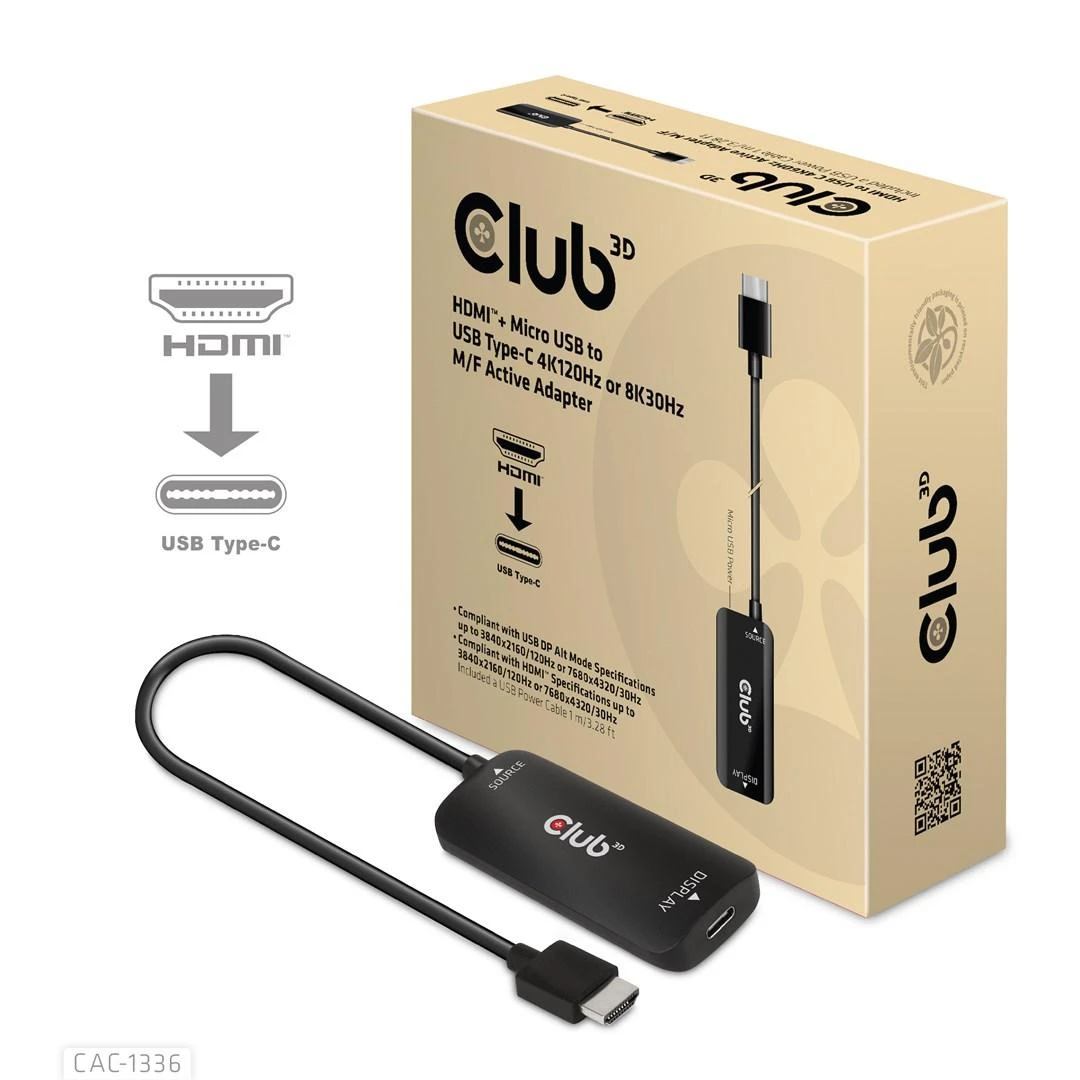 Adapteris USB Club 3D Club3D Adapteris H