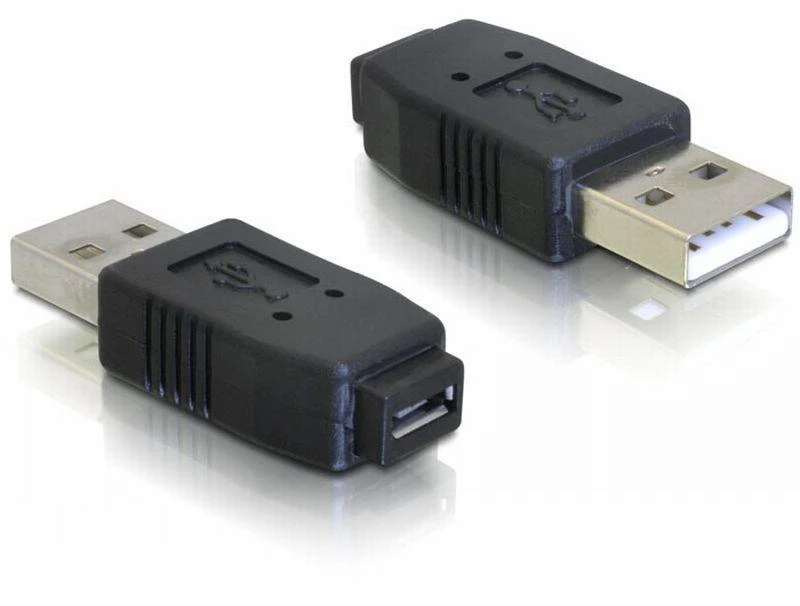 Du Delock USB į micro-USB adapteriai