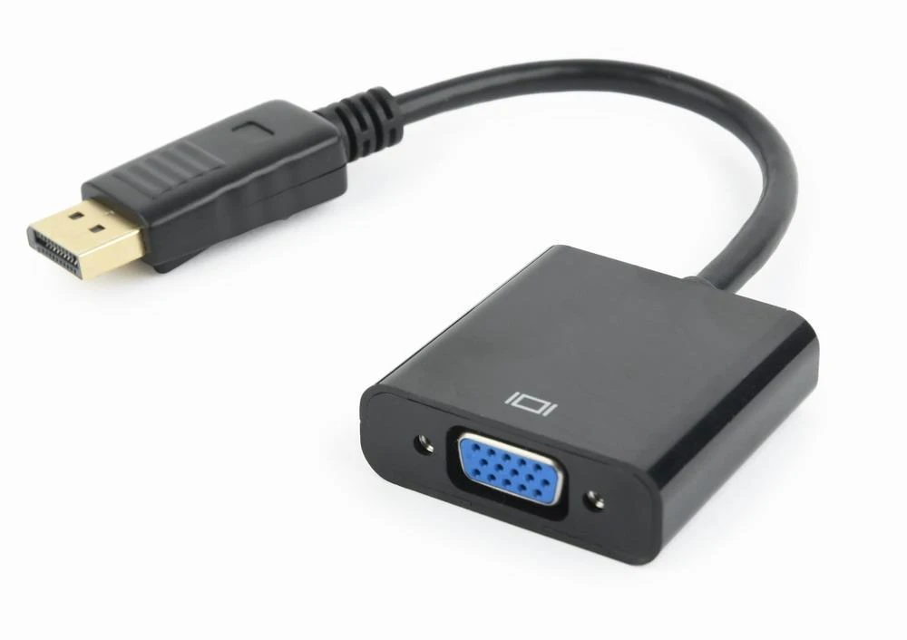 DisplayPort į VGA adapteris su mėlyna jungtimi