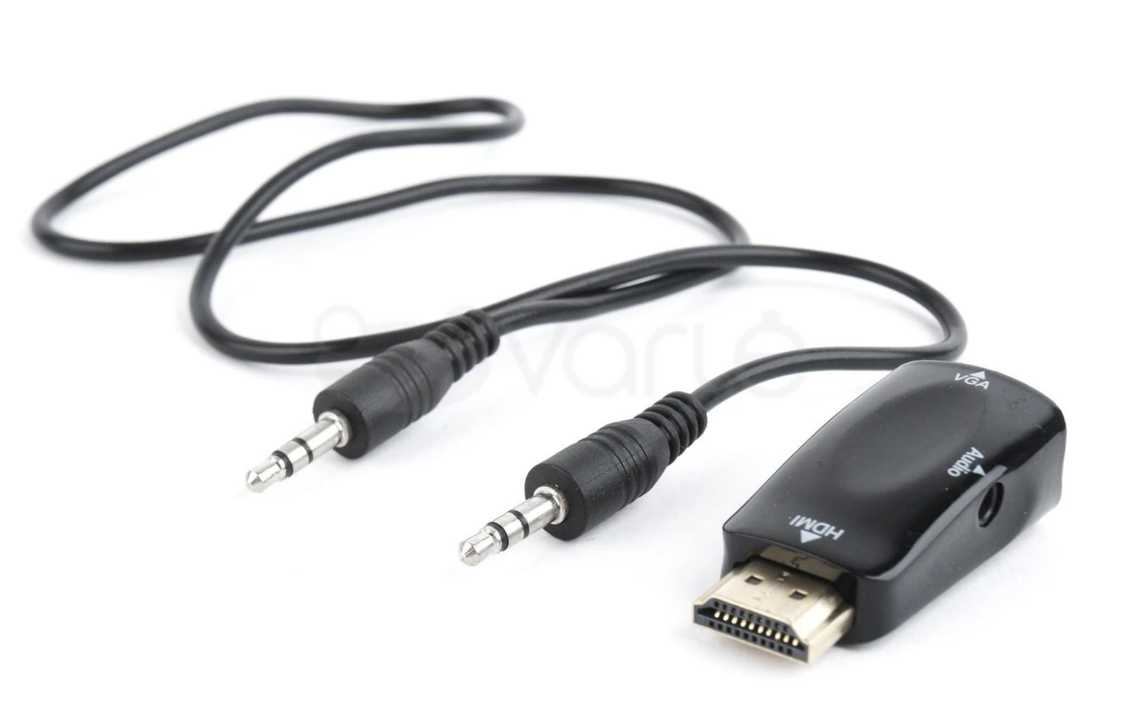 HDMI į VGA adapteris su audio jungtimi