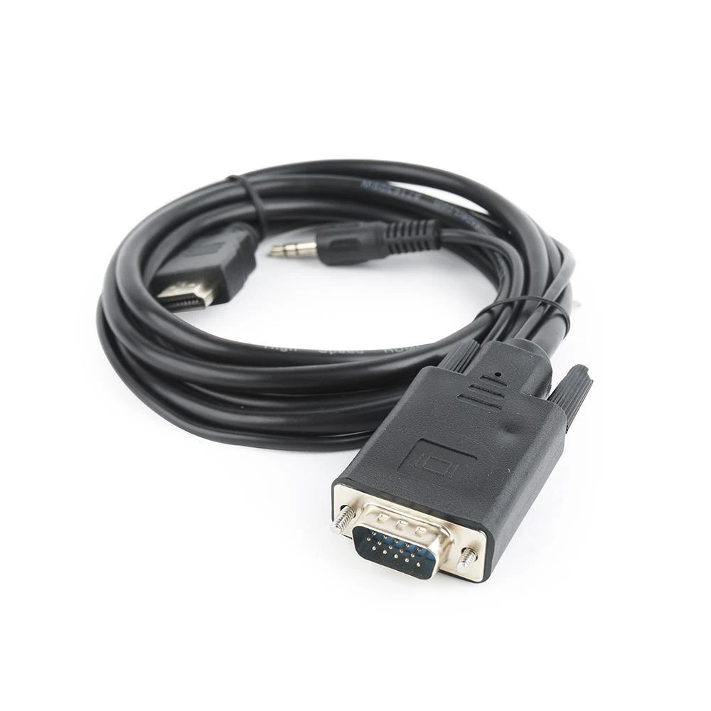 HDMI į VGA adapteris su garso jungtimi 1.8 m