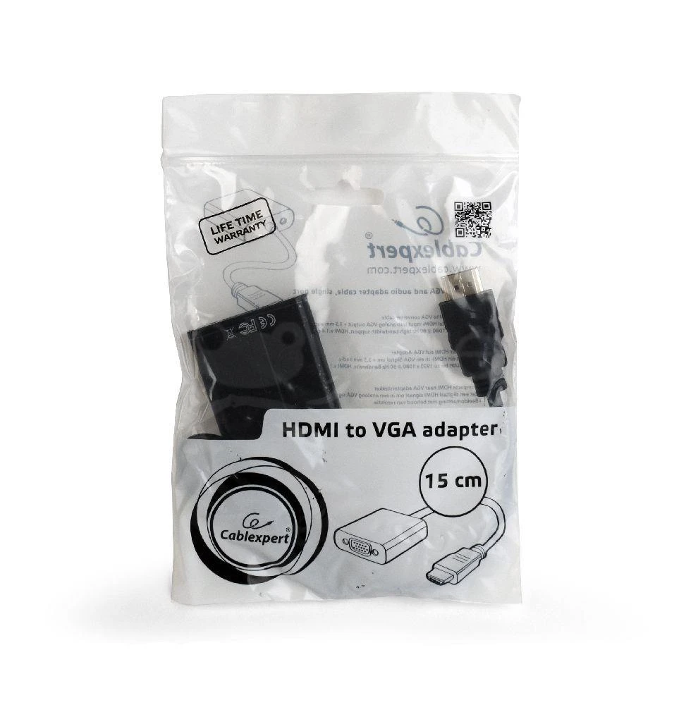 Gembird | Adapterio laidas, vienas prievadas | HDMI | VGA