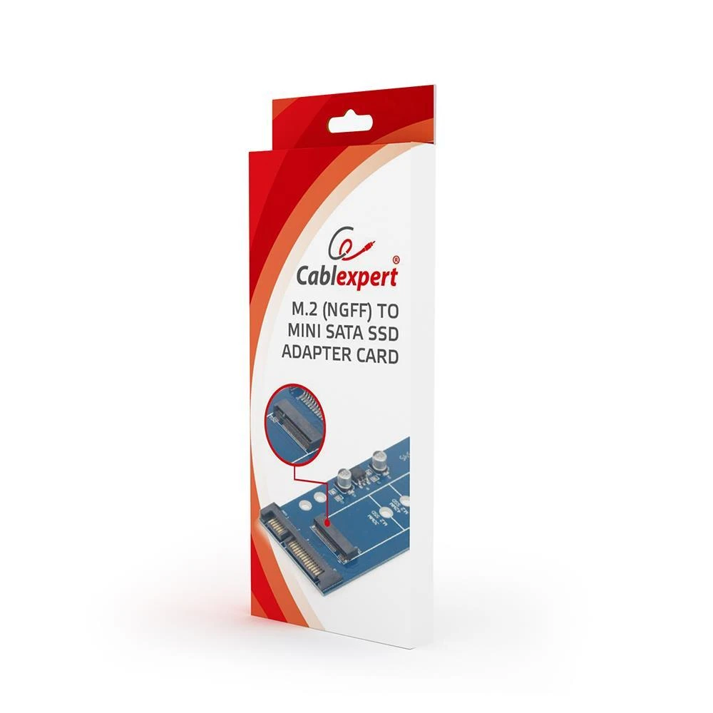 GEMBIRD EE18-M2S3PCB-01 Gembird adapterio kortelė M.2 (NGFF) į mini sata (1.8)