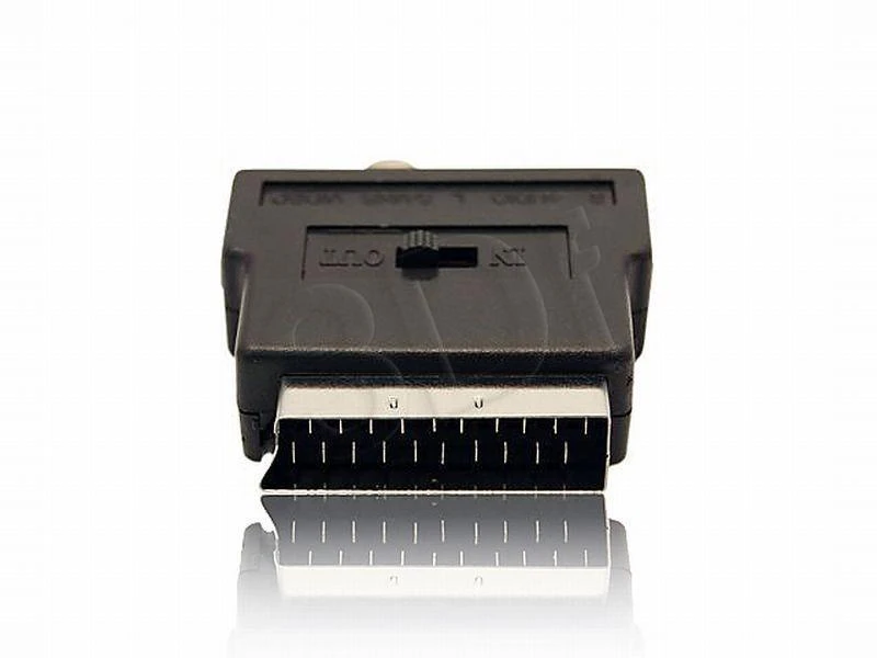GEMBIRD CCV-4415 Gembird Adapteris SCART kištukas prie 3 RCA lizdų ir 1 S-Video lizdo su jungikliu