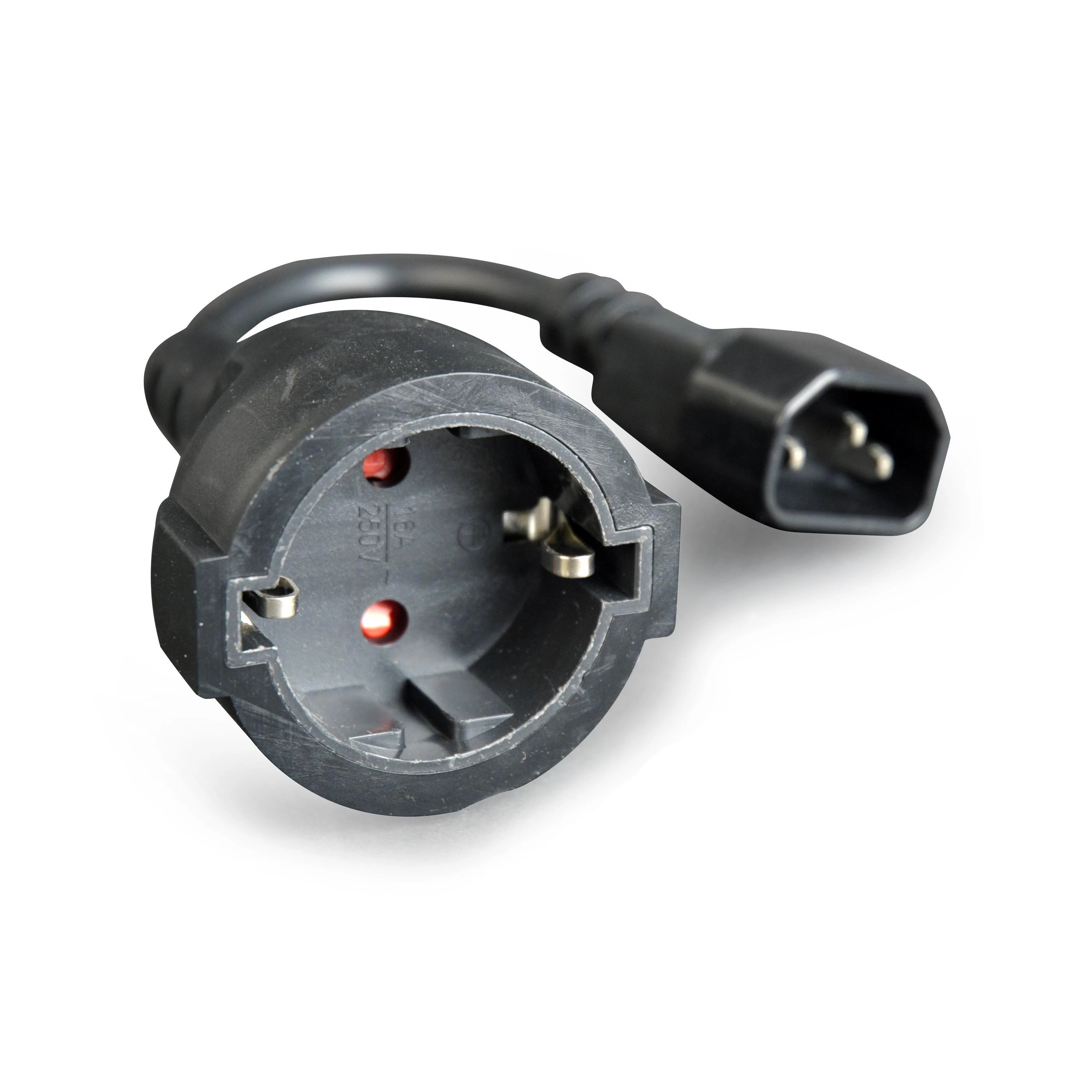 MicroConnect GEMBIRD PC-SFC14M-01 Gembird maitinimo adapterio laidas C14 vyriškas -> schuko moteriškas