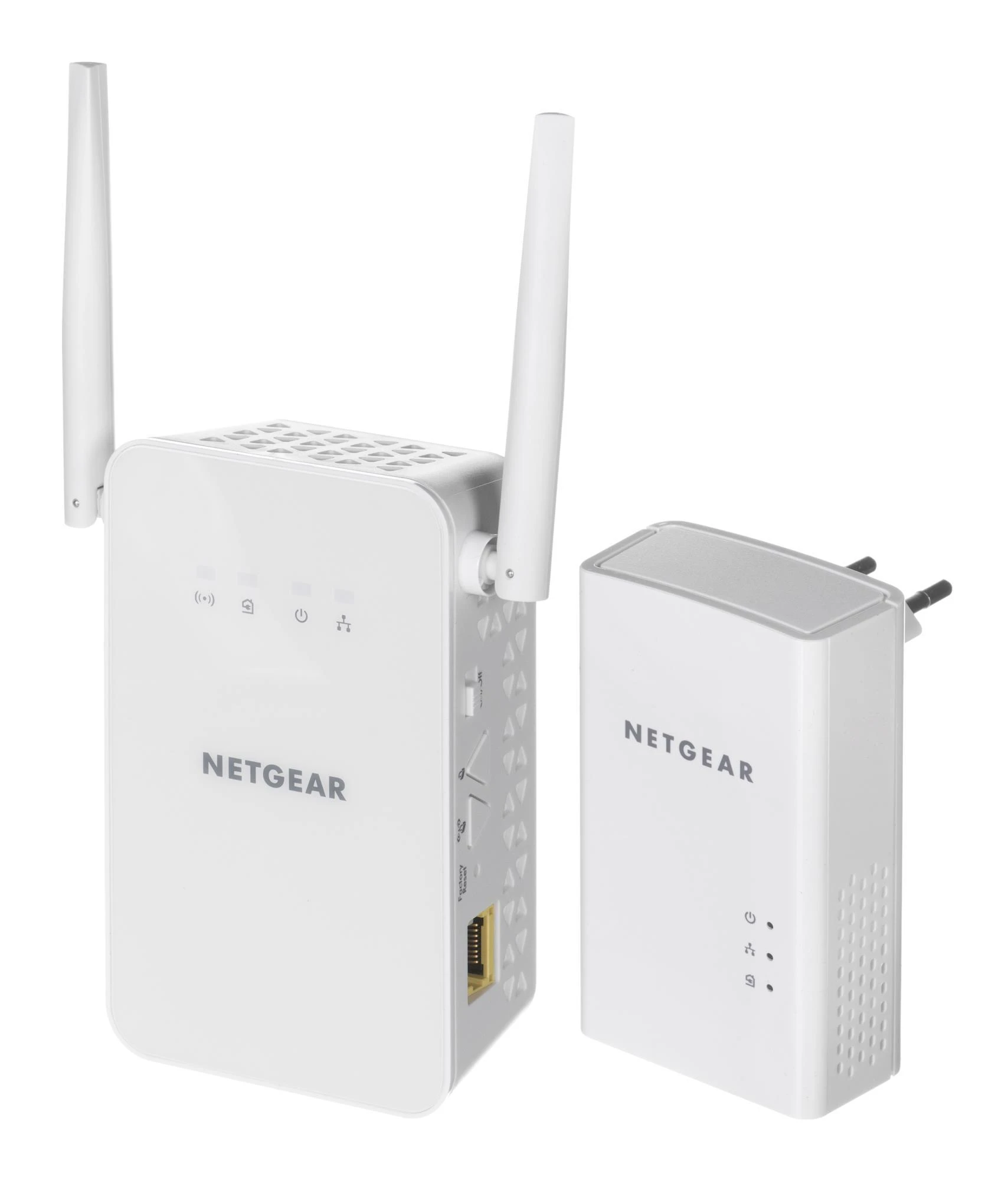 Netgear Powerline (2 vnt. komplektas) PLW1000-100PES 10/100/1000 Mbit/s, Ethernet LAN (RJ-45) jungtys 1, 802.11ac, 2.4GHz/5GHz, 1000 Mbit/s