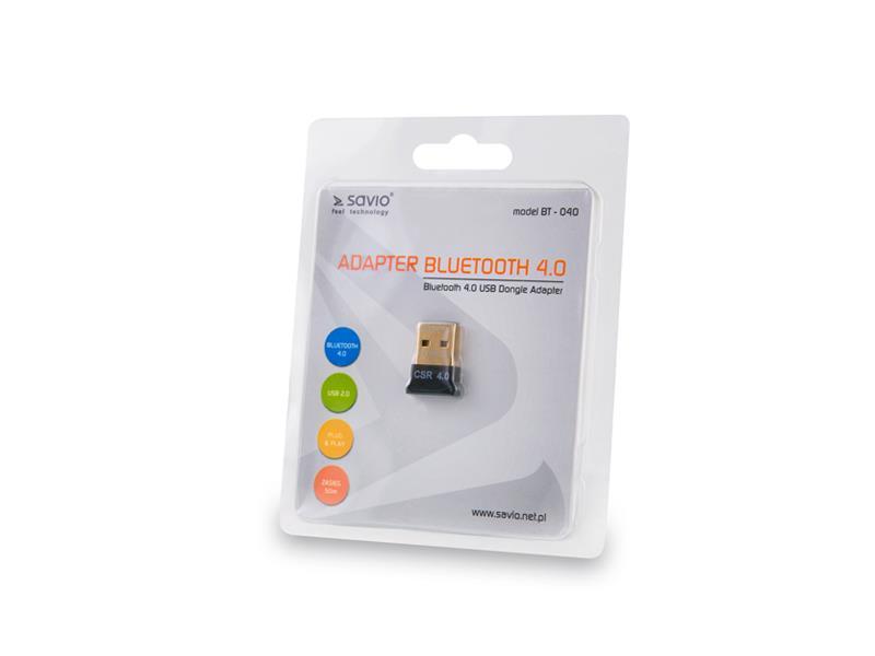 SAVIO Bluetooth 4.0 kompiuterio adapteris BT-040