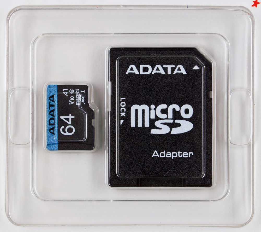 ADATA 64GB Micro SDXC V10 85MB/s + adapteriai