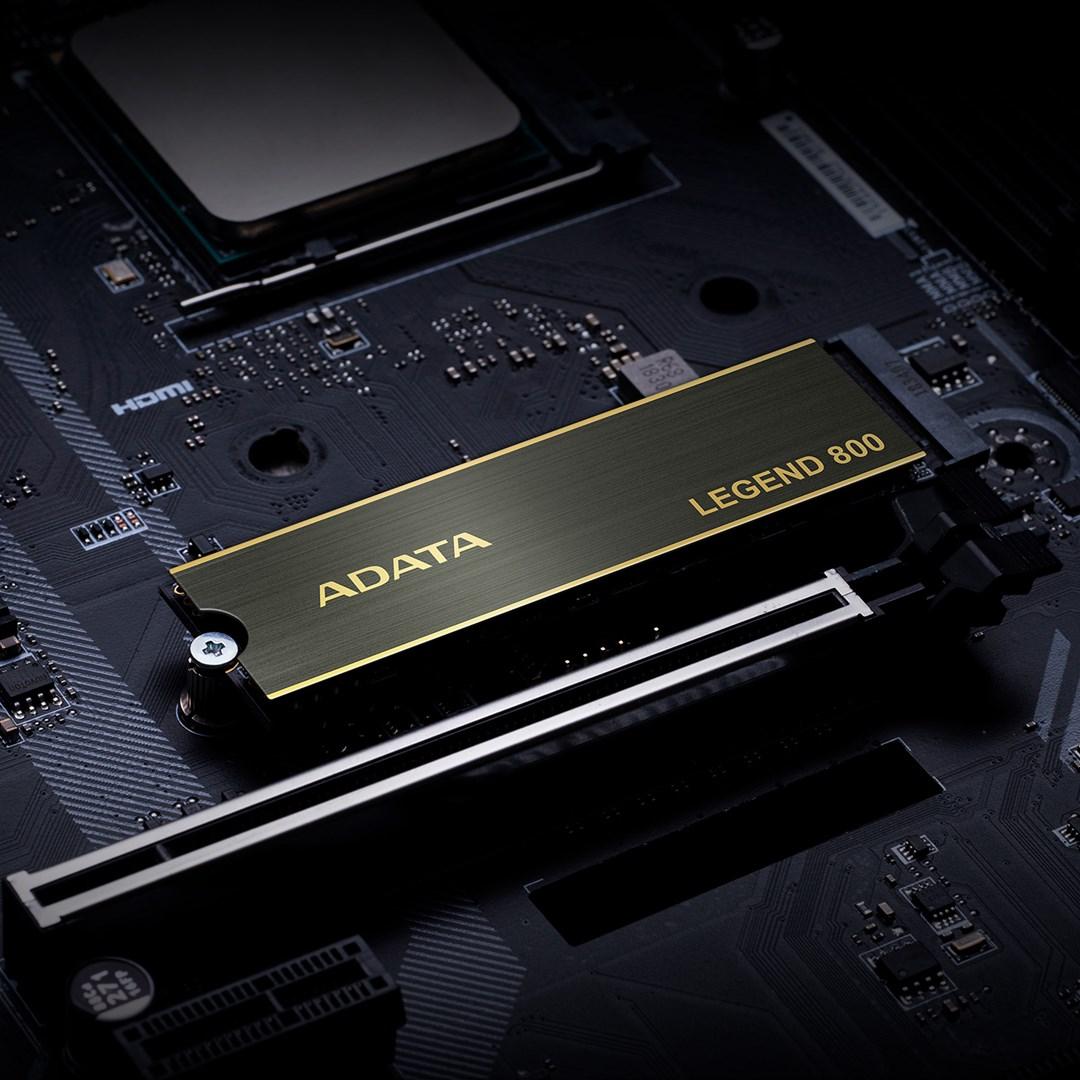 ADATA | SSD | LEGEND 800 | 1000 GB | SSD form factor M.2 2280 | Solid-state drive sąsaja PCIe Gen4x4 | Skaitymo greitis 3500 MB/s | Rašymo greitis 2200 MB/s