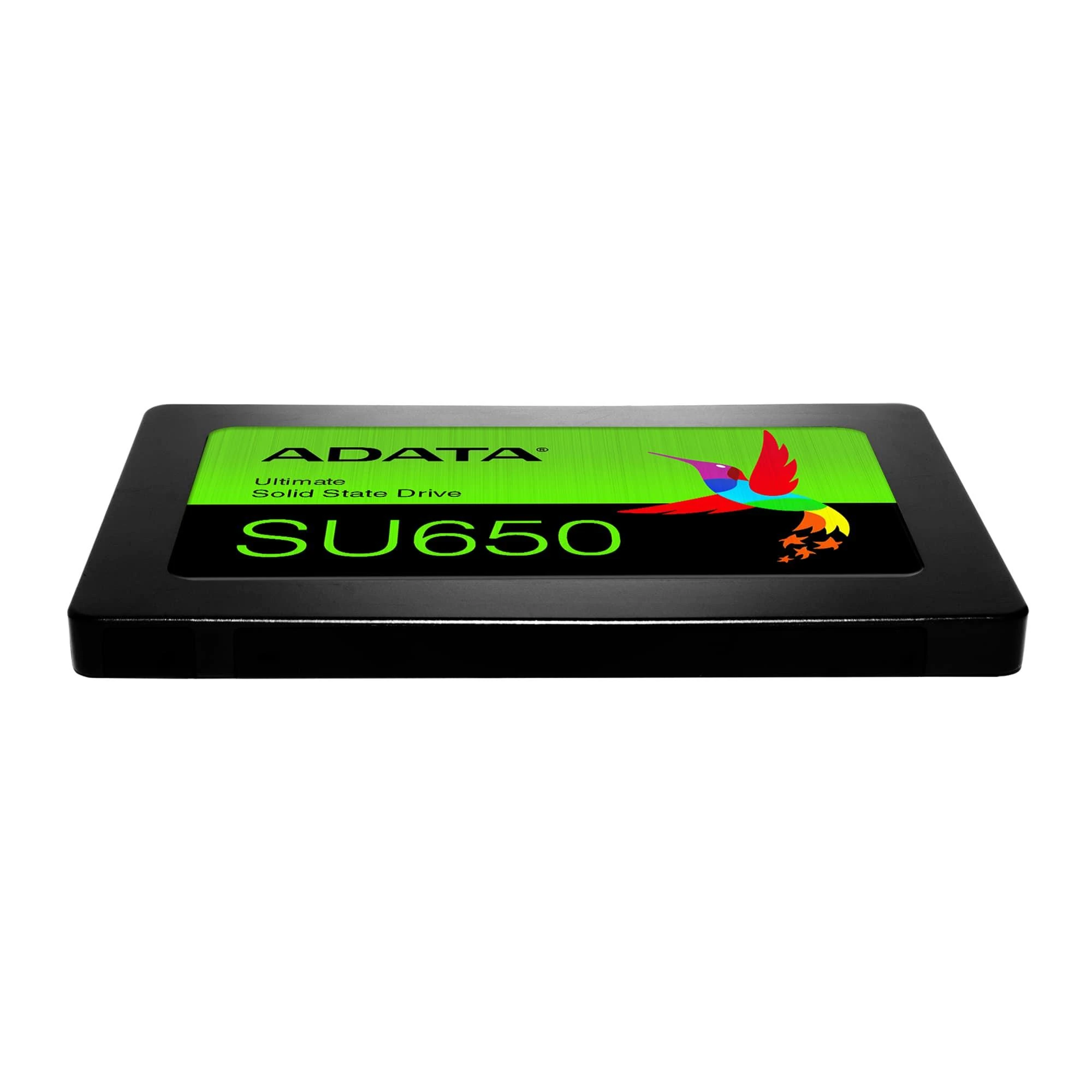 Kietasis diskas  ADATA Ultimate SU650 512 GB, SSD form factor 2.5", SSD sąsaja SATA 6Gb/s, Rašymo greitis 450 MB/s, Skaitymo greitis 520 MB/s