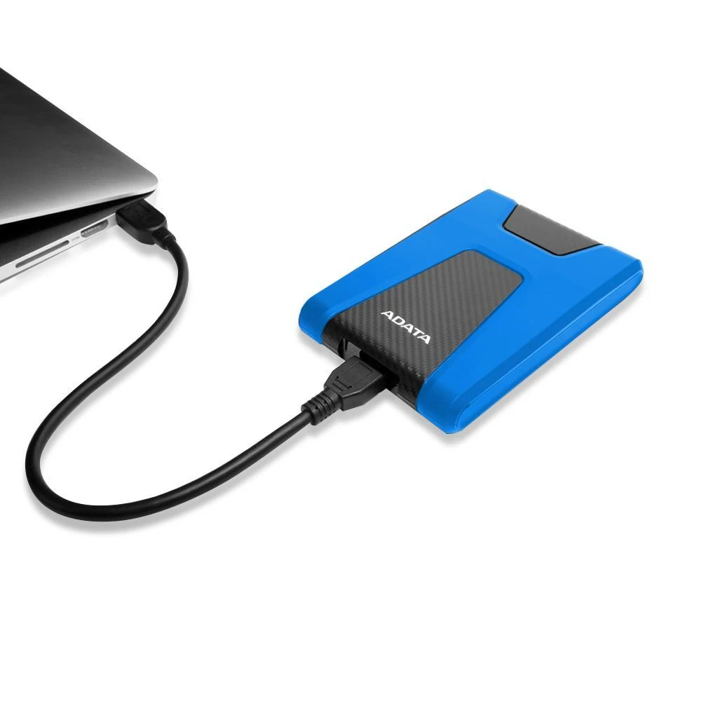 Kietasis išorinis diskas Adata HD650 1TB 2.5", USB 3.1 (suderinama su USB 2.0), Mėlynas