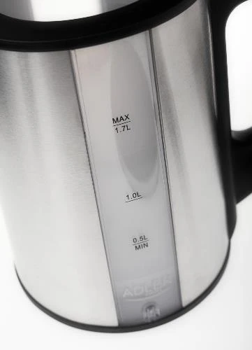 Adler | Virdulys | AD 1216 | Standard | 2000 W | 1.7 L | Nerūdijantis plienas | 360° rotational base